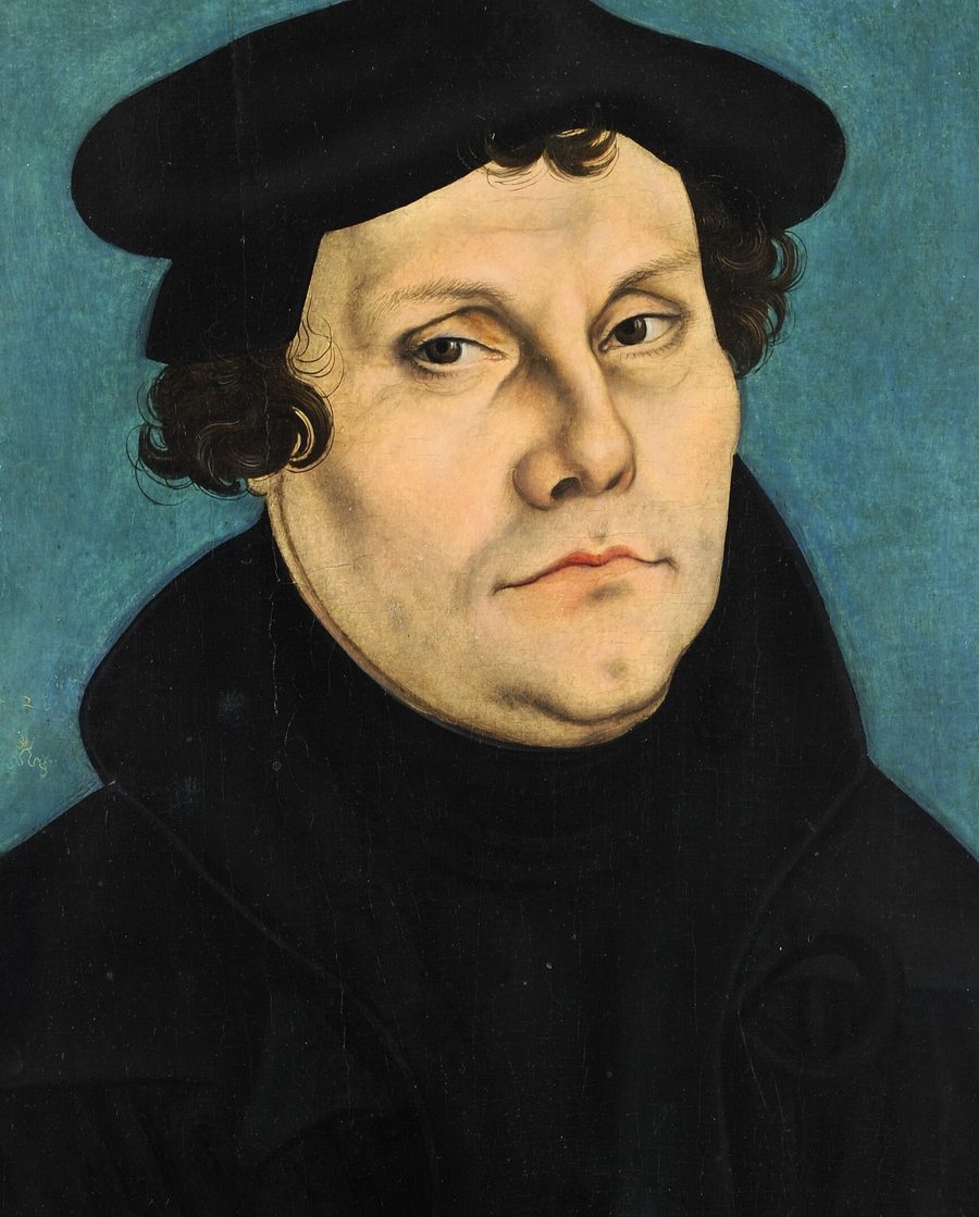 Martinho Lutero, retrato por Lucas Cranach, 1528